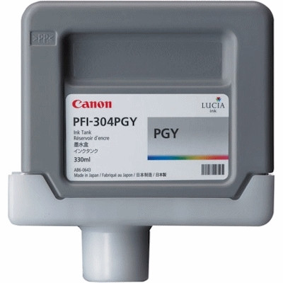 Canon PFI-304PGY inktcartridge foto grijs (origineel) 3859B005 018646 - 1