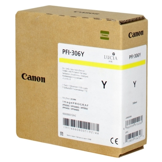 Canon PFI-306Y inktcartridge geel (origineel) 018858 - 1