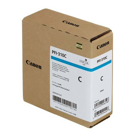 Canon PFI-310C inktcartridge cyaan (origineel) 2360C001 010168 - 1