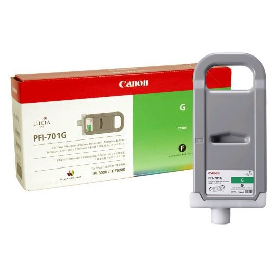 Canon PFI-701G inktcartridge groen (origineel) 0907B005 018320 - 1