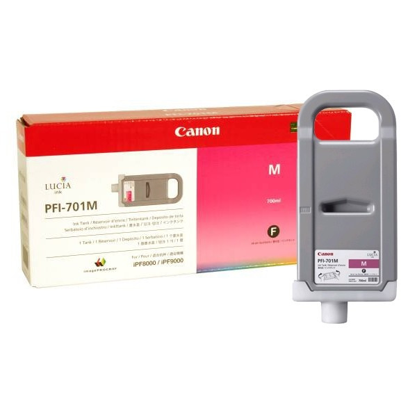 Canon PFI-701M inktcartridge magenta (origineel) 0902B005 018310 - 1