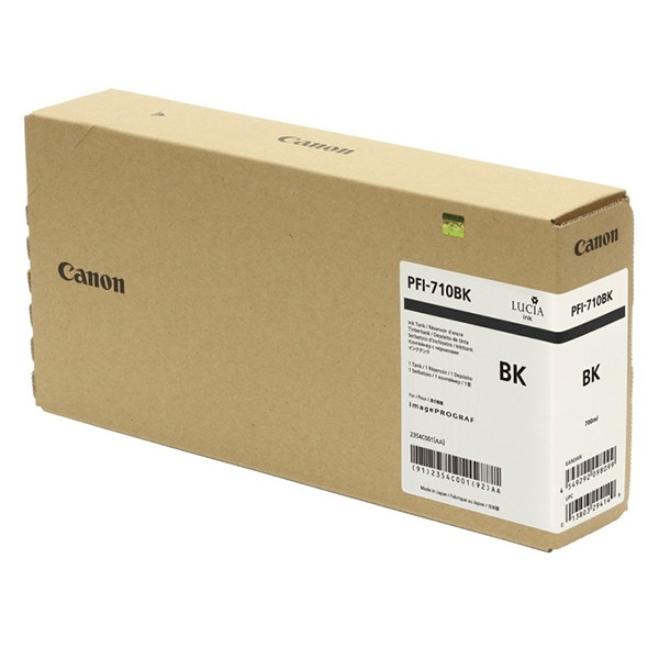 Canon PFI-710BK inktcartridge zwart (origineel) 2354C001 010176 - 1