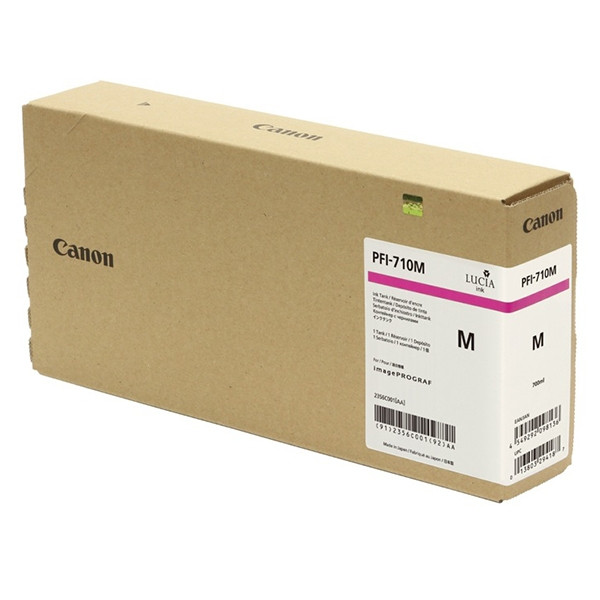 Canon PFI-710M inktcartridge magenta (origineel) 2356C001 010180 - 1