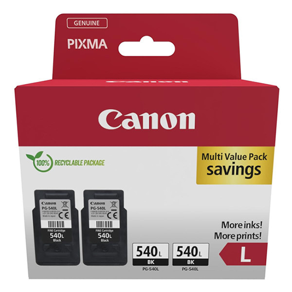 Canon PG-540L duopack zwart (origineel) 132300 - 1