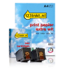 Canon PG-545XL / CL-546XL multipack zwart en kleur hoge capaciteit (123inkt huismerk) + pak papier 130734 - 1