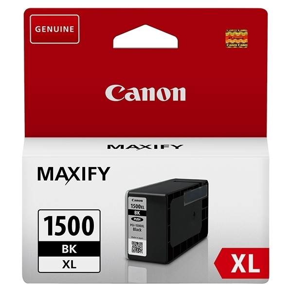 Canon PGI-1500XL BK inktcartridge zwart hoge capaciteit (origineel) 9182B001 018522 - 1