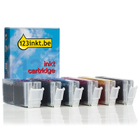 Canon PGI-580PGBK XXL / CLI-581 XXL aanbieding: 2 zwart + 4 kleuren (123inkt huismerk) 127156