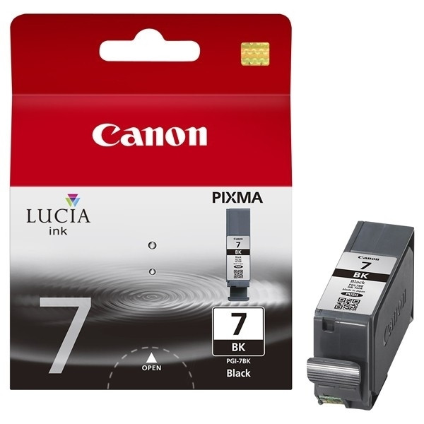 Canon PGI-7BK inktcartridge zwart (origineel) 018226 Canon PGI-7BK inktcartridge zwart (origineel) 018226 - 1