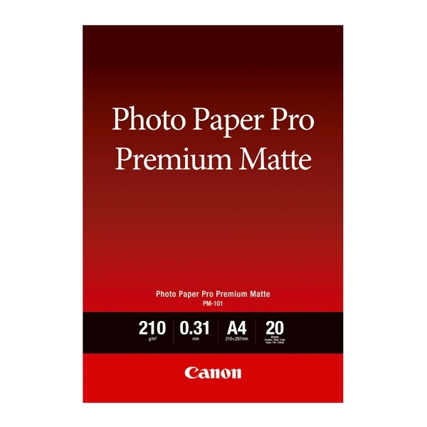 Canon PM-101 Premium Matte paper 210 g/m² A4 (20 vellen) 8657B005 154014 - 1
