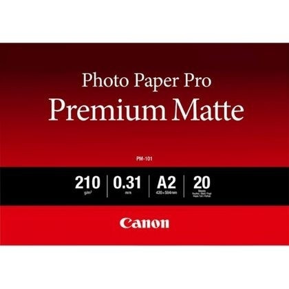 Canon PM-101 premium matte photo paper 210 g/m² A2 (20 vellen) 8657B017 154032 - 1