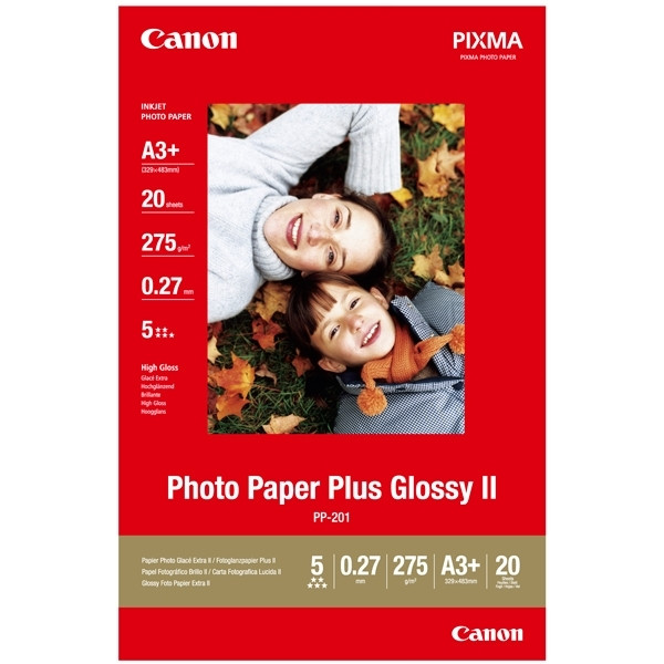Canon PP-201 photo paper plus glossy II 275 g/m² A3+ (20 vellen) 2311B021 150340 - 1