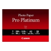 Canon PT-101 pro platinum photo paper 300 g/m² A2 (20 vellen) 2768B067 154028
