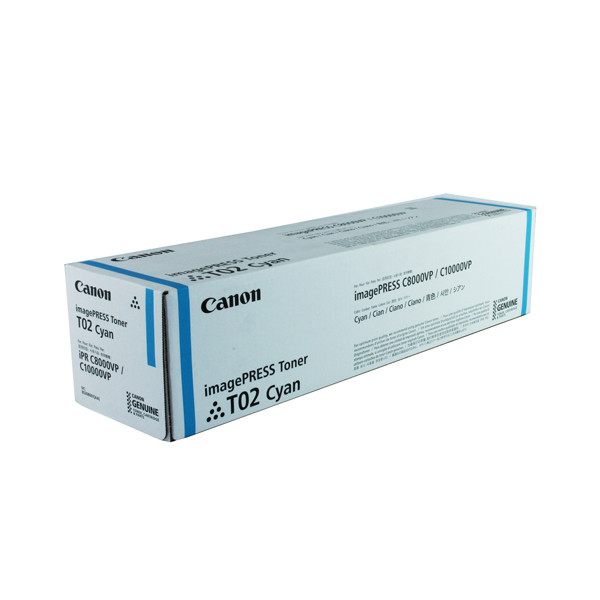 Canon T02 toner cyaan (origineel) 8530B001 070002 - 1