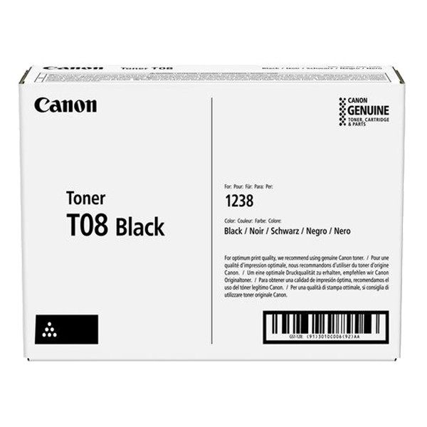 Canon T08 toner zwart (origineel) 3010C006 017584 - 1