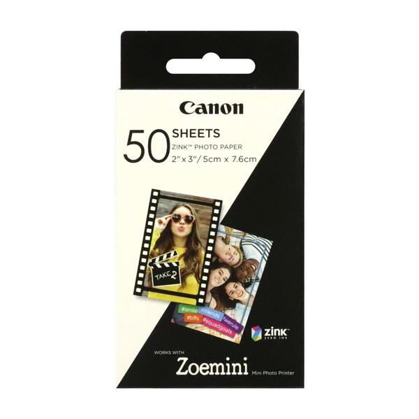 Canon ZINK fotopapier zelfklevend 5 x 7,6 cm (50 vellen) 3215C002 154035 - 1