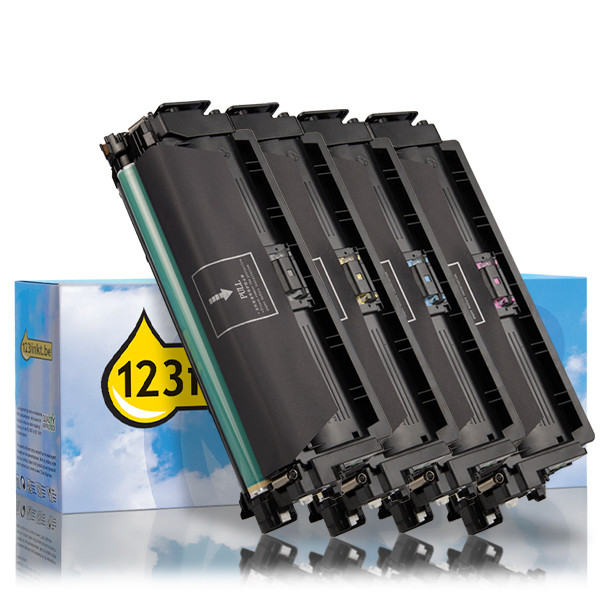 Canon aanbieding: 064H BK, C, M, Y zwart + 3 kleuren (123inkt huismerk) 130740 - 1