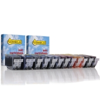 Canon aanbieding: 2 x PGI-525PGBK + 2 x CLI-526BK/C/M/Y/GY zonder chip (2 zwart + 4 kleuren) (123inkt huismerk) 4529B001C 4540B001C 4541B001C 4542B001C 4543B001C 120849