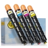 Canon aanbieding: C-EXV 28 BK, C, M, Y zwart + 3 kleuren (123inkt huismerk) 130092 - 1