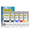 Canon aanbieding: PFI-030 / PFI-031 MBK, BK, C, M, Y 2 zwart + 3 kleuren