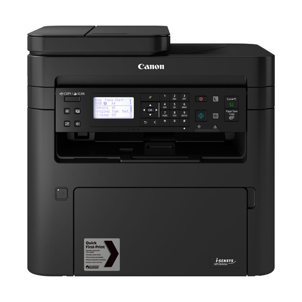 Canon i-SENSYS MF264dw all-in-one A4 laserprinter zwart-wit met wifi (3 in 1) 2925C016 5938C017 819046 - 1
