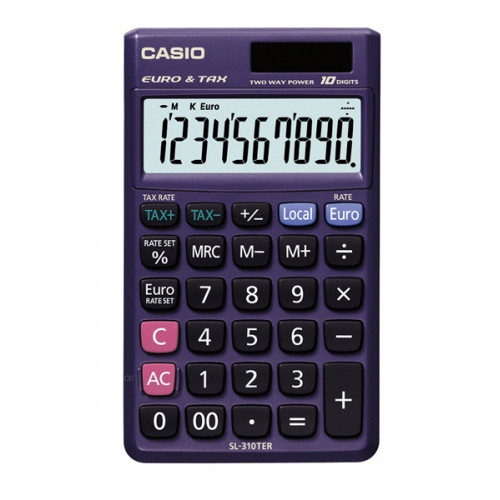 Casio - Casio SL-310 Pocket Calculator Blue SL-310UC-BU-W-EC — Rarewaves.com