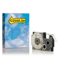 Casio XR-3WE tape zwart op wit 3,5 mm (123inkt huismerk)  056314