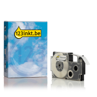 Casio XR-3X tape zwart op transparant 3,5 mm (123inkt huismerk)  056313
