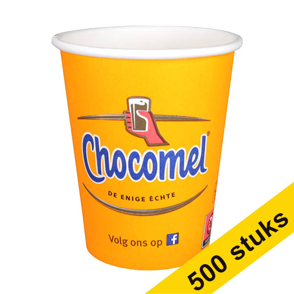 Kartonnen Chocomelbekers 250 ml (500 stuks) 423529 - 1
