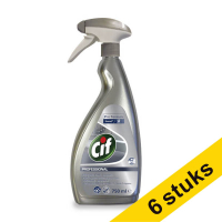 Aanbieding: 6x Cif Pro Formula roestvrijstaal reiniger (750 ml) SCI00152