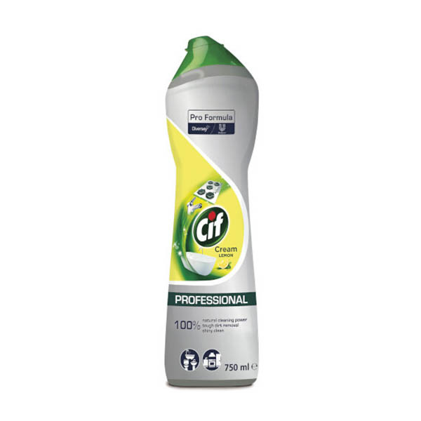 Cif Pro Formula vloeibaar schuurmiddel lemon (750 ml) SCI00165 - 1