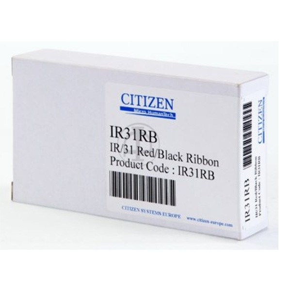Citizen IR-31RB inktlint zwart rood (origineel) IR31RB 066002 - 1
