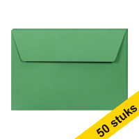 Aanbieding: 10x Clairefontaine gekleurde enveloppen bosgroen C6 120 g/m² (5 stuks)