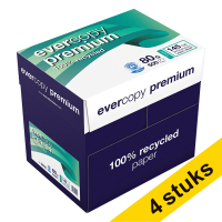 Clairefontaine Aanbieding: 4x Clairefontaine Evercopy Premium 1 doos van 2500 vellen A4 - 80 g/m²  399561