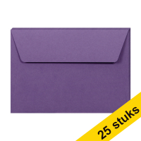 Aanbieding: 5x Clairefontaine gekleurde enveloppen lila C6 120 g/m² (5 stuks)
