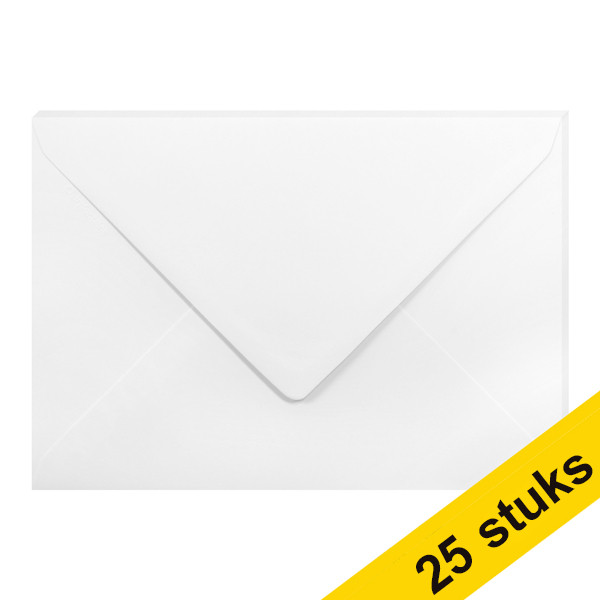 Aanbieding: 5x Clairefontaine gekleurde enveloppen wit C5 120 g/m² (5 stuks) 424760 - 1