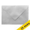 Aanbieding: 5x Clairefontaine gekleurde enveloppen zilver C5 120 g/m² (5 stuks) 424770 - 1