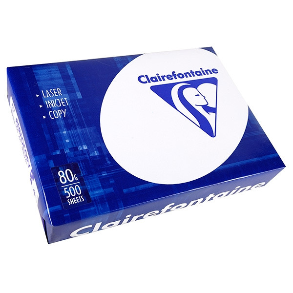 Clairefontaine Clairalfa pak papier met 4-gaats perforatie (500 vellen) 2989C 250299 - 1