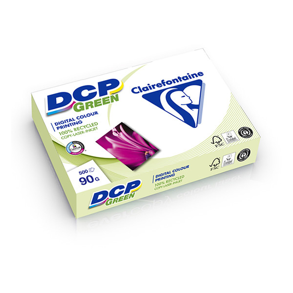 Clairefontaine DCP Green papier 1 pak van 500 vel A4 - 90 grams 250377 - 1