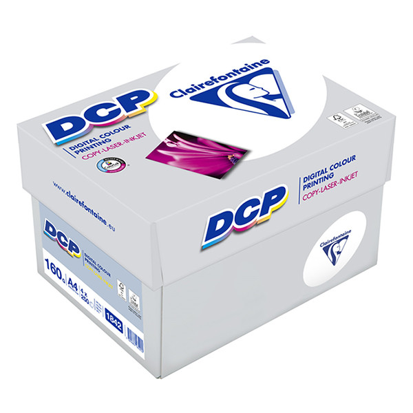 Clairefontaine DCP papier 1 doos van 1000 vellen A4 - 160 g/m²  250489 - 1