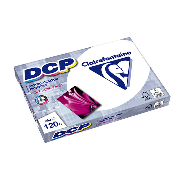 Clairefontaine DCP papier 1 pak van 250 vellen A4 - 120 g/m² 1844C 250469 - 1