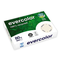 Clairefontaine Evercolor gerecycled gekleurd papier ivoor 80 grams A4 (500 vel) 250383