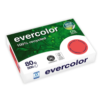 Clairefontaine Evercolor gerecycled gekleurd papier rood 80 grams A4 (500 vel) 250393