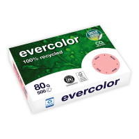 Clairefontaine Evercolor gerecycled gekleurd papier roze 80 grams A4 (500 vel) 250388