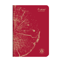 Clairefontaine Forever Premium notitieboek A5 gelijnd 48 vellen rood 684863C 250451