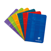 Clairefontaine Metric notitieboek 110 x 170 mm geruit 48 vellen assorti 10 stuks (5 mm) 63602C 250445