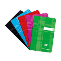 Clairefontaine Metric notitieboek 90 x 140 mm geruit 48 vellen assorti 10 stuks (5 mm) 63592C 250448
