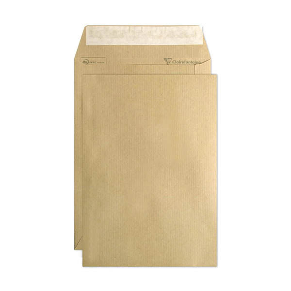 Clairefontaine akte envelop kraft 162 x 229 mm - C5 zelfklevend (15 stuks) 404640 - 2