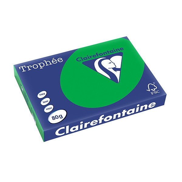 Clairefontaine gekleurd papier biljartgroen 80 g/m² A3 (500 vellen) 1992C 250123 - 1