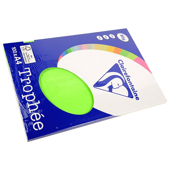 Clairefontaine gekleurd papier fluogroen 80 g/m² A3 (500 vellen) 2882C 250292 - 1