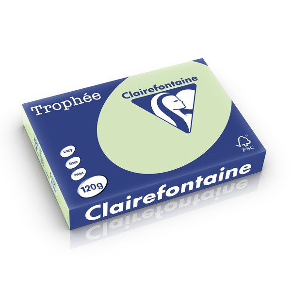 Clairefontaine gekleurd papier golfgroen 120 g/m² A4 (250 vellen) 1215C 250207 - 1